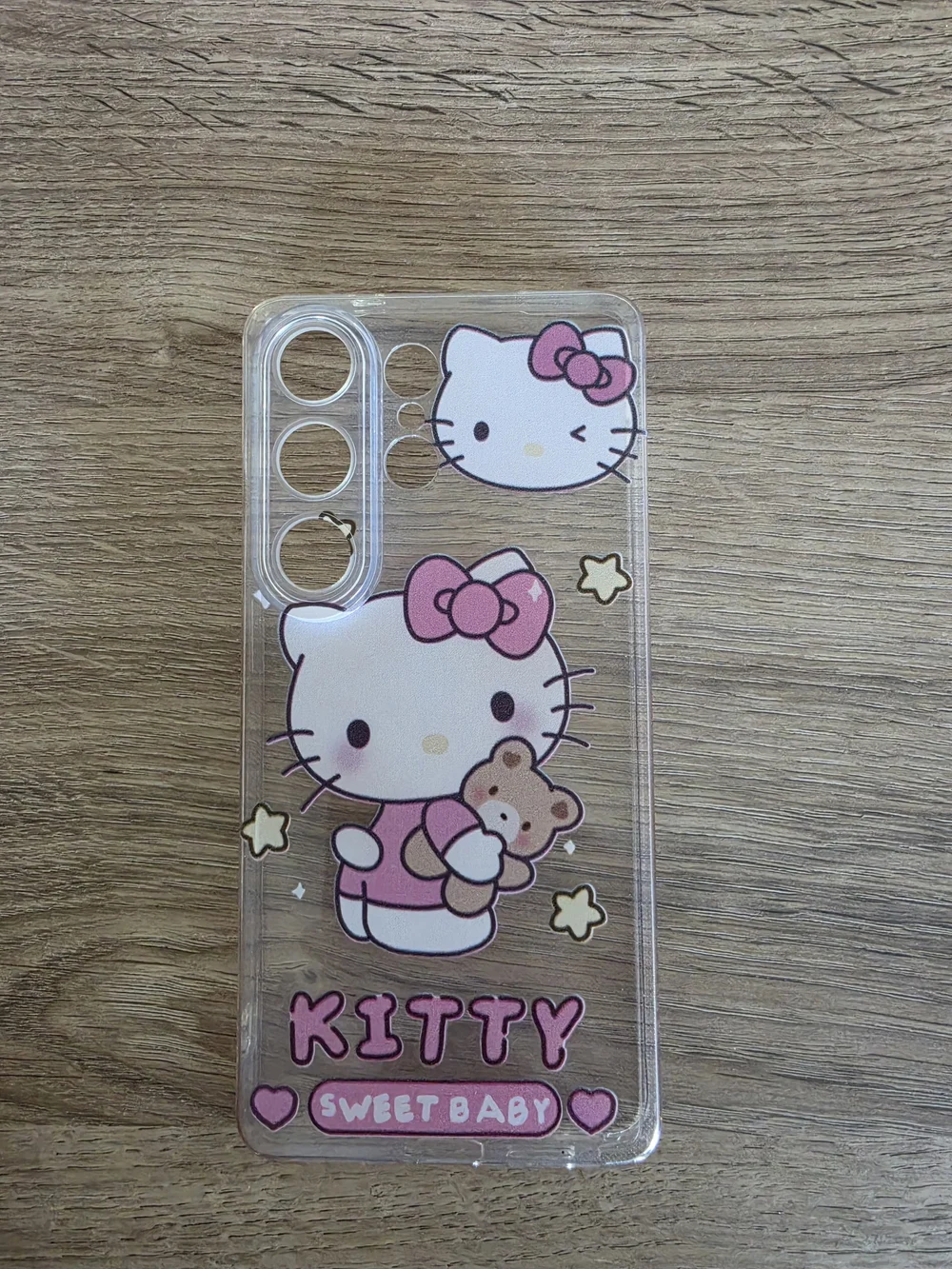 Hello Kitty Pink Clear Phone Case - Cut Design For Samsung S26 Ultra